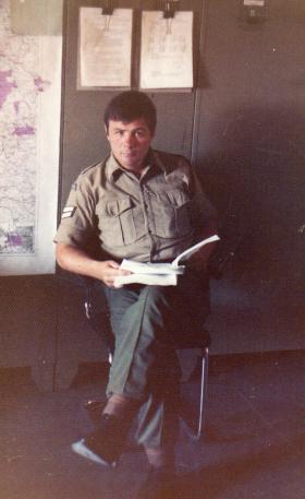 Corporal Paxton in Germany, c1976.