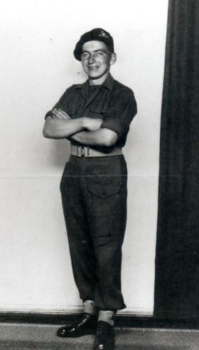 Gunner Bert Sims, c1944.