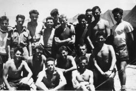 Group photo of men of 2 PARA on camp, Cyprus, 1958