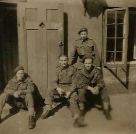 Group of paratroopers, including Harold 'Bill Williams, 1940s