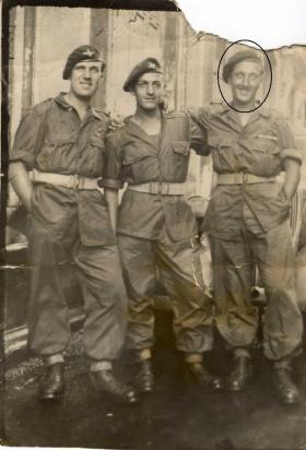 Harry Marshall (on the right) and mates in the Far East c1945