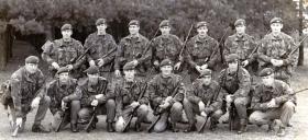 3 Platoon, A Company, 1 PARA, March & Shoot winners, Hythe & Lydd ranges, 1978.