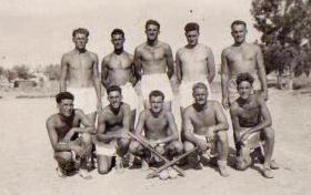 3 PARA softball team, Cyprus, 1951.