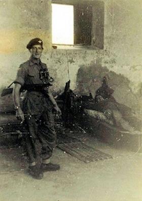 An officer of 3 PARA in Suez (Philip Butterworth?) c1956