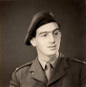 Portrait images of 2nd Lt Richard Fry, 1943.