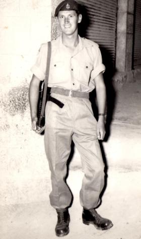 Bryan Fradgley in Amman, Jordan 1958