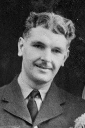 Edward Johnson after enlistment into the RAF