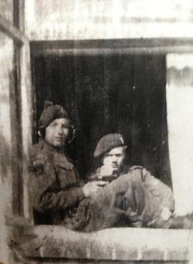 Two members of 13 Para Bn during Op Varsity or the advance to the Baltic, 1945.