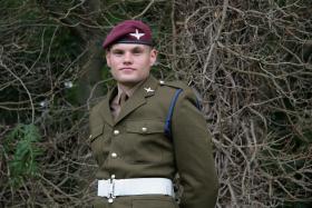 Pte Dan Prior on Passing Out Day