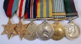 Medal set of Sgt Jerry Griffin. date unknown.