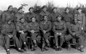 Intelligence Section, Headquarter Company, 3rd Parachute Battalion. Spalding, 1944.