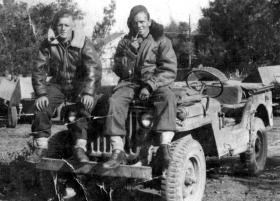  Two members of 5th (Scottish) Parachute Battalion in Athens, c1944.