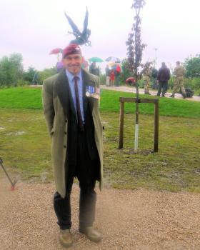 Mark Jackson after the dedication ceremony of the National Memorial at the NMA, 13 July 2012.
