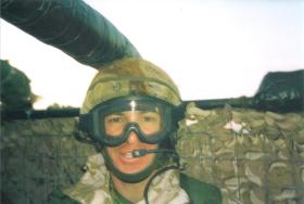 Jason Connolly on top cover duty in Iraq, c.2004