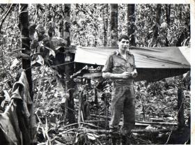 Guardsman Anthony K Wybrow, No 1 (Guards) Para Coy, Borneo, 1964. 