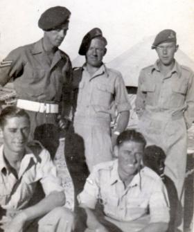Five troops of 211 Airlanding Light Battery RA, Palestine, 1946.