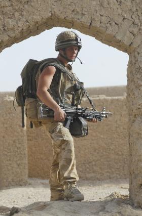 2 PARA LMG Gunner, Afghanistan, July 2008