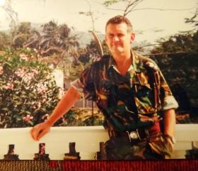 Lt Col Poraj-Wilczynski, Freetown, Sierra Leone, 2002.