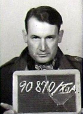 Lt G A Paull's PoW photo, 1944.