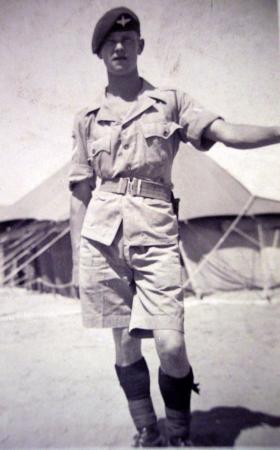  L/Cpl William McClusky on guard duty, c1952