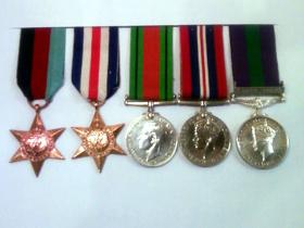 Pte John Moran's Medals
