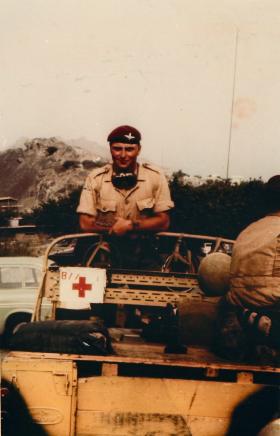 Member of B Company, 1 PARA, Aden, 1967