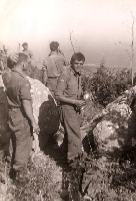 Members of C Coy, 2 PARA in the Kyrenia Mountains, Cyprus, 1958.