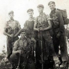 Members of No 1 (Guards) Independent Parachute Company, Troodos Mountains, Cyprus, c1956.