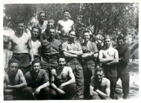 Men of 16 Parachute Field Ambulance pose for an informal group photograph, Tunisia, 1943