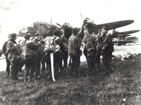 Men of 21st Independent Para Coy wait to emplane for Arnhem, 17 September 1944