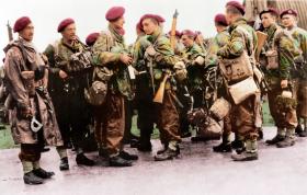 Members of E Sqn No 2 Wing Glider Pilot Regiment return from Normandy, 1944.