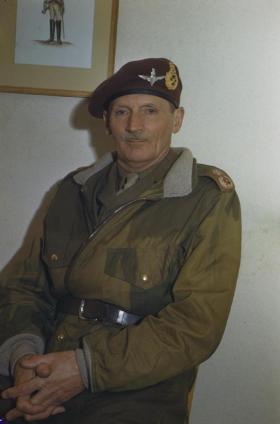 Portrait of Field Marshal Sir Bernard Montgomery, 1944.