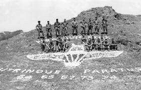 Members of Mortars Platoon, Support Company, 2 PARA, Sharjar, 1974.