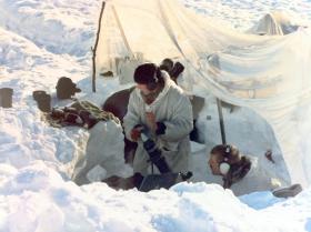 Frank Fletcher and Patrick Henry, Mortar Live Firing in Norway, 1987.