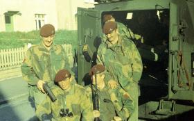  Members of 1 PARA, Northern Ireland, c1970.