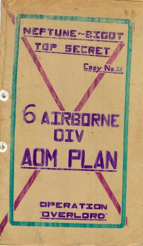 6th Airborne Division admin plan for Operation Overlord, part 1.