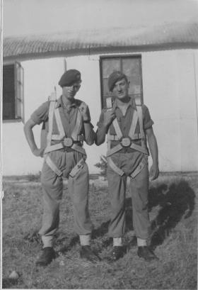 Pte Nash and colleague, Palestine circa 1947