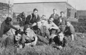 Members of No 1 Parachute Platoon 716 Coy in Wismar, 1945