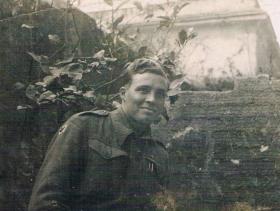 An unidentified soldier from Cpl Frank Long's photo album