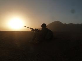 A member of 2 PARA Small Strike Team Op Herrick XIII Afghanistan 2011