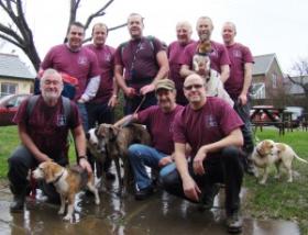 The Bricklayers Arms Troop 75 mile march to raise funds for The Para Charity, 2014.