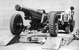 Oto Melara Mod 56 105mm Pack Howitzer, AATDC trials, July 1959. 
