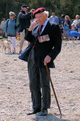 Major Tony Hibbert at Trebah Military Day 2012