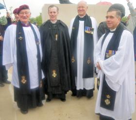The Chaplains after the dedication ceremony at the NMA, 13 July 2012.