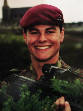 Photograph of Cpl Stephen Bolger - I have been unable to trace the copyright holder
