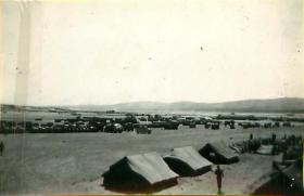The 3 PARA tented camp at Amman, Jordan, 1958