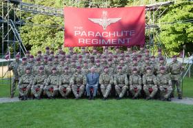 His Royal Highness The Prince of Wales visits The Parachute Regiment Depot, 10 September 2015.