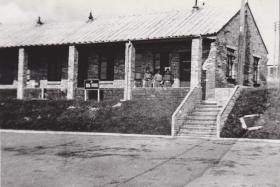 NCOs' School Office, Piddlehinton Camp, 1946.