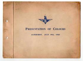 Photo Album: Presentation of The Parachute Regiment's first Colours, Aldershot 19 July 1950.