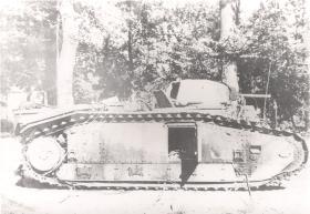 Knocked Out German Pzkpfw 740 B2(F), Arnhem, 1944